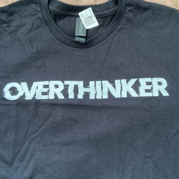 Overthinker T shirt unisex size small - Picture 5 of 6